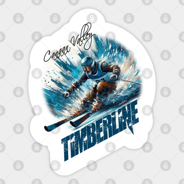 Timberline Sticker by Billygoat Hollow